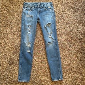 Silver Suki Skinny Ripped Jeans 28/31
